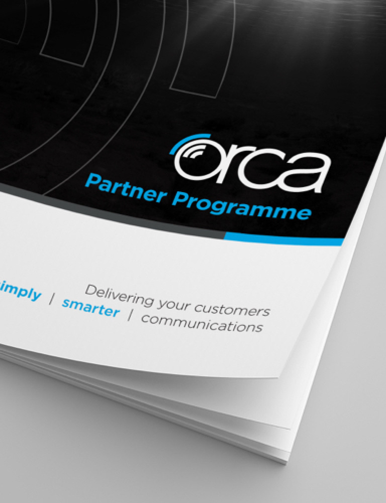 logo brand design orca