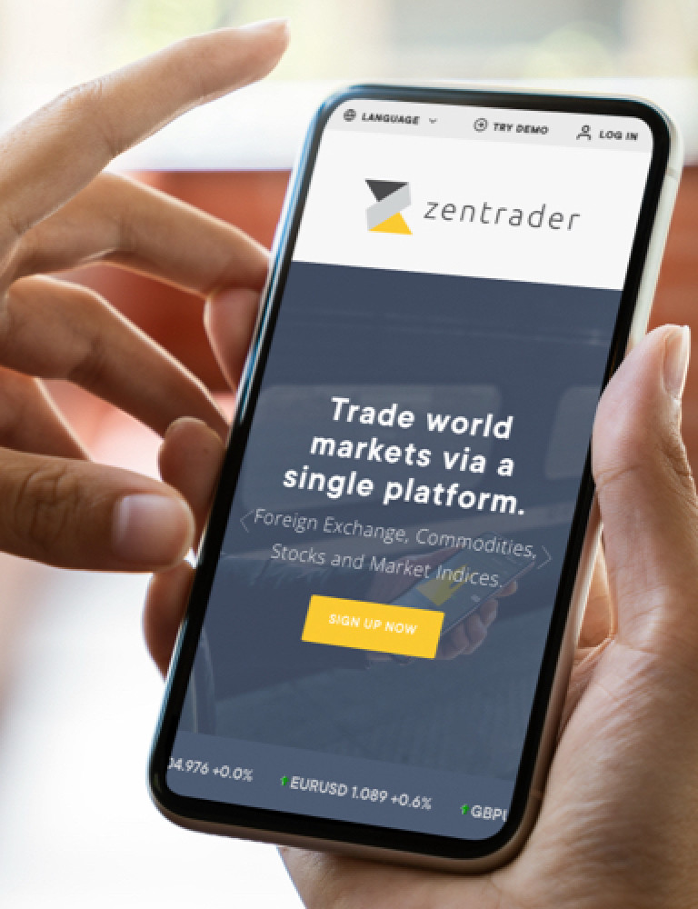 logo brand design zentrader