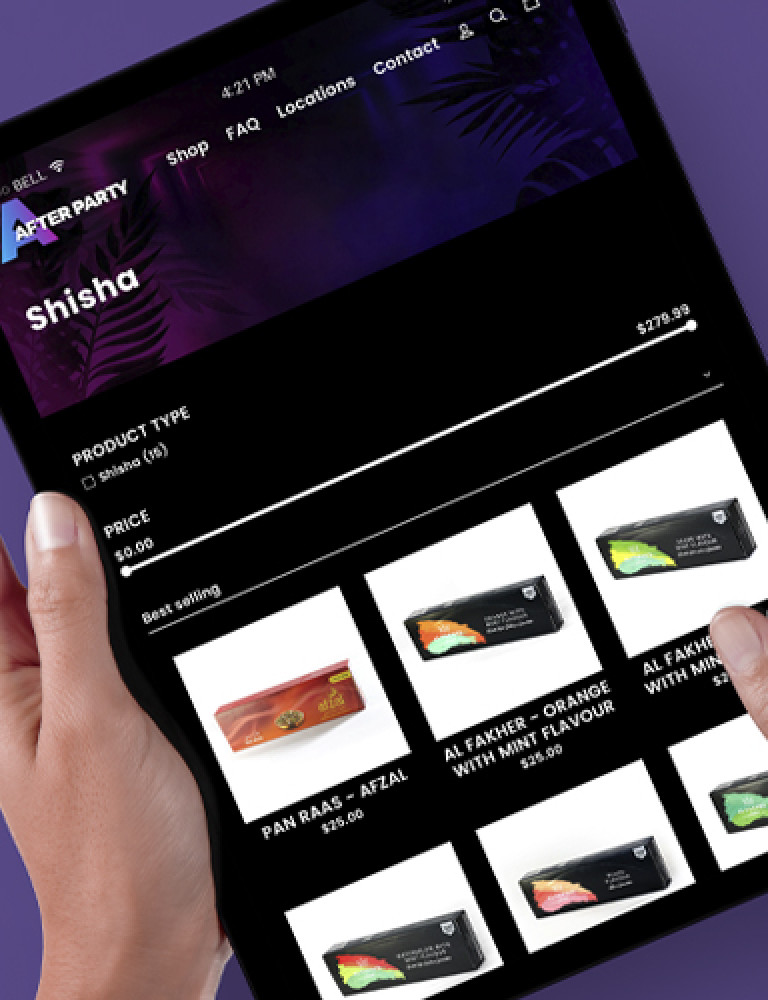 shopify afterparty ecommerce
