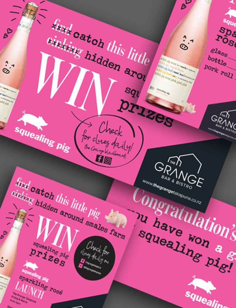 social media promotion the grange