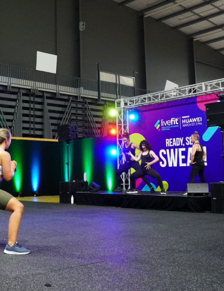 livefit event branding collateral