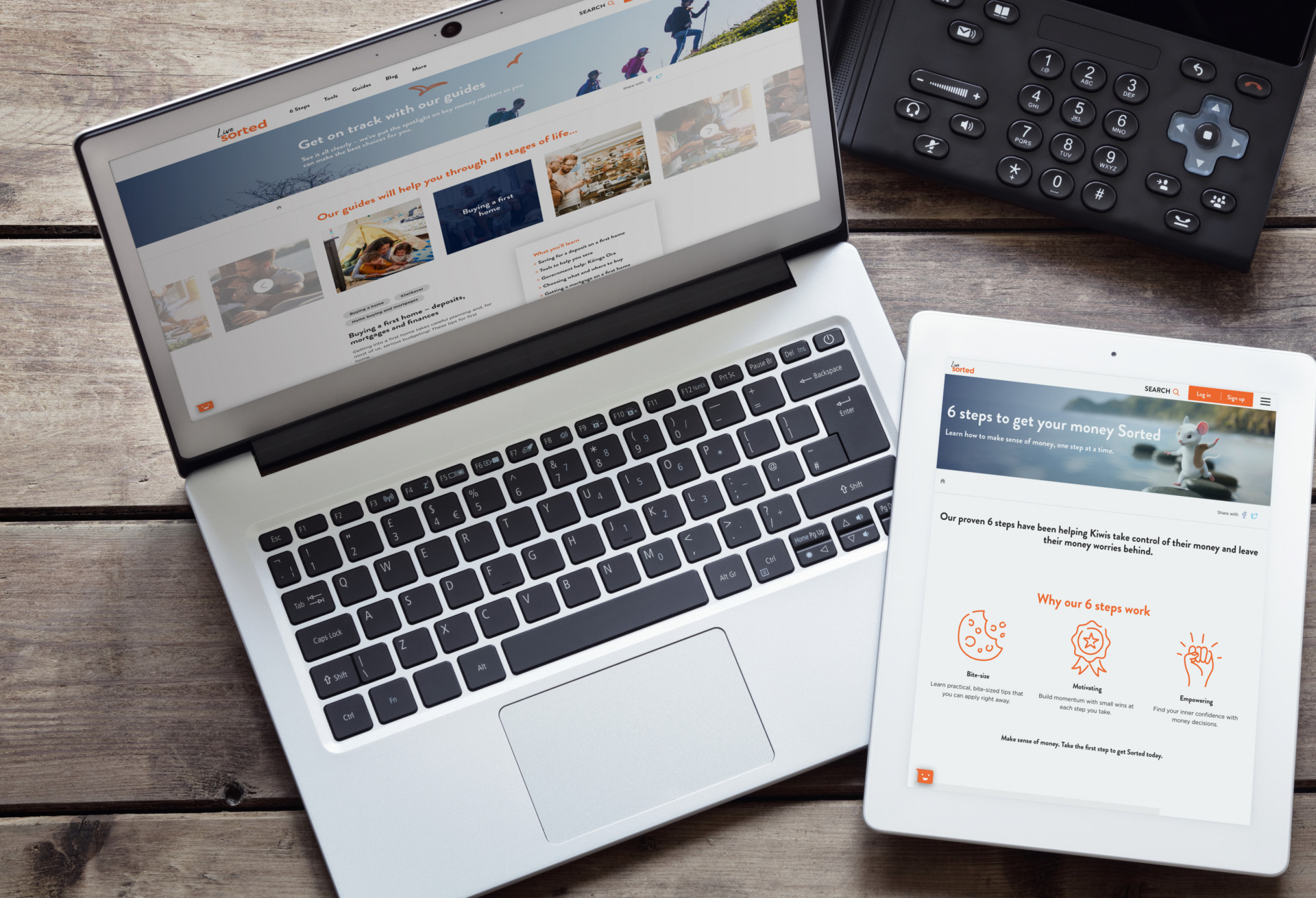responsive website sorted development